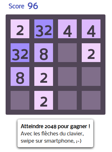 image du jeu 2048